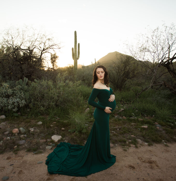 desert-Maternity-photography-PHOENIX- Arizona-sunset