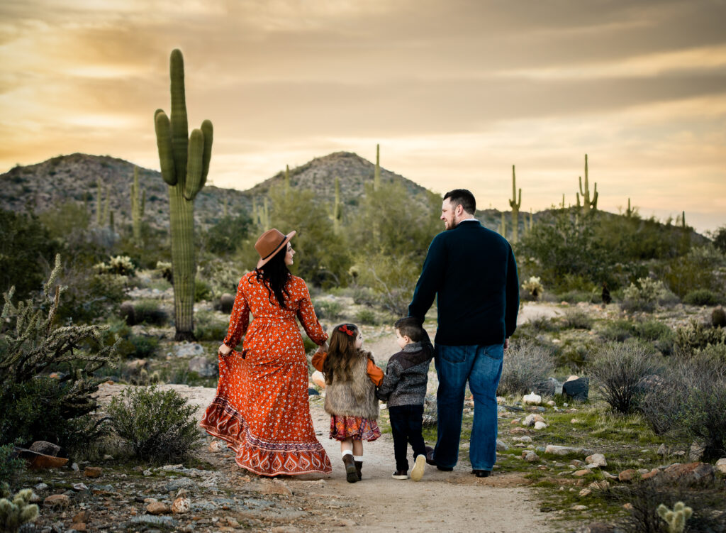 Family Desert Photography